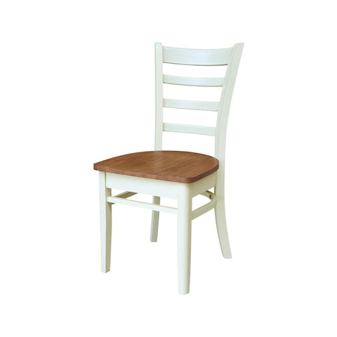 IC INTERNATIONAL CONCEPTS 36" Solid Wood Round Top Pedestal Dining Table with 2 Chairs - Multi-Color