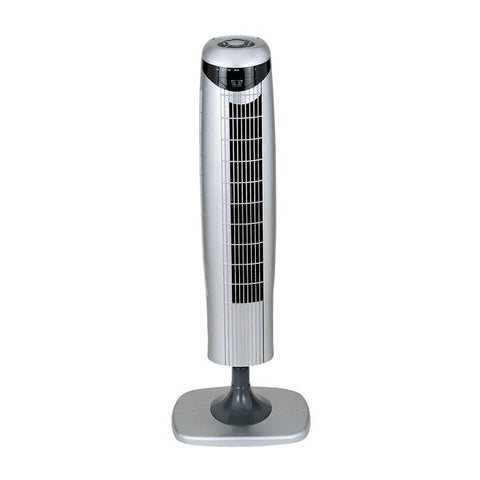 Optimus F-7414S 35-Inch Pedestal Tower Fan with Remote Control and LED