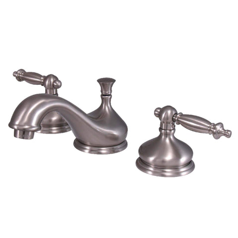 8 in. Widespread Lavatory Faucet in Brushed Nickel Finish