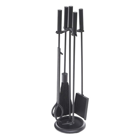Minuteman International Fireplace Tool Set, All Black