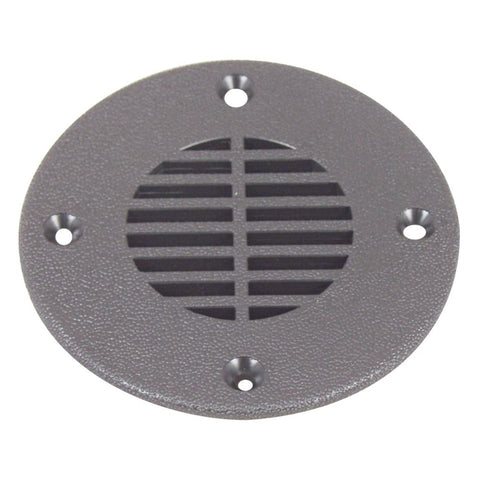 T-H Marine FD-4-DP Floor Drain and Vent Cover - Black, 4"