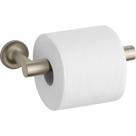 KOHLER 14377-BV Purist® Pivoting Toilet Paper Holder, Vibrant Brushed Bronze