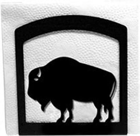 Village Wrought Iron Buffalo Napkin Holder