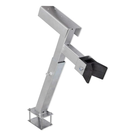 Oakestry Adjustable Steel Trailer Winch Stand Heavy Duty Boat Winch Post Mount Durable Support Frame Marine Equipment Holder Height Adjustable Loading Bracket Secure Steel Construction Rust Resistant