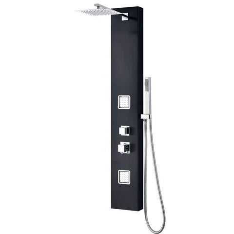 ALFI brand ABSP65B Shower Panel, Black