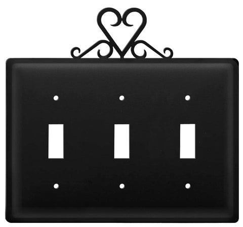 Heart - Triple Switch Cover