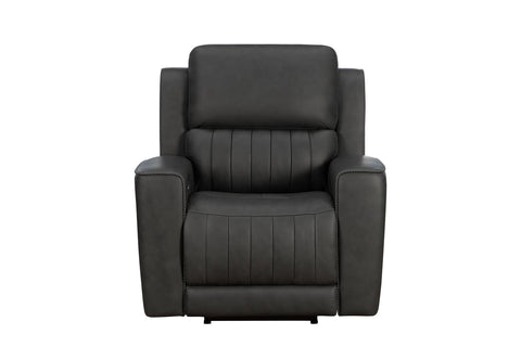 BarcaLounger Pierce Power Recliner - Homerun- Dark Gray