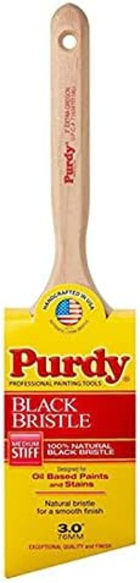 Purdy 144116030 Black Bristle Extra Oregon Paint Brush, 3 in.