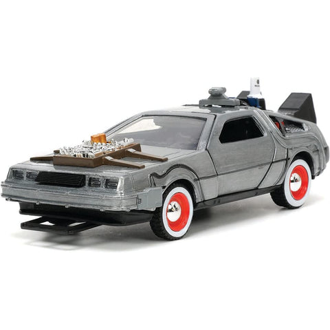 Jada Toys Back to The Future Part III 1:32 Time Machine Die-cast Car, Toys for Kids and Adults