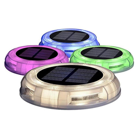 eLEDing 4-Light Deco LED Garden Pool Porch Waterproof Light in Multi-Color