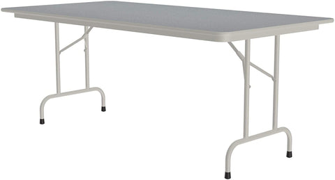 Correll Cf3672Px-15 . 75 Inch High-Pressure Top Folding Tables - Fixed Height - Gray Granite