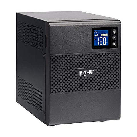 Eaton 5SC500 Pure Sinewave UPS Battery Backup, 500VA / 350W, AVR, LCD Display, Line Interactive
