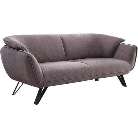 Acme Dalya Upholstered Wooden Frame Sofa in Gray