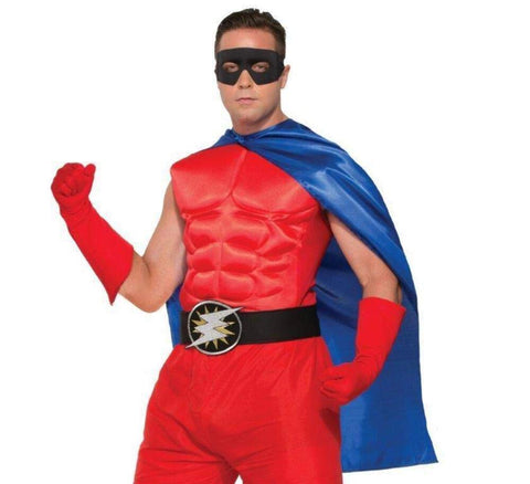 Rubies Adult Forum Hero Costume Cape, Blue, One Size