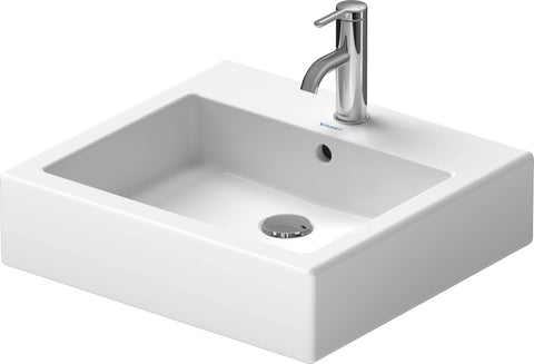 Duravit 0452500000 Vero 19-5/8" Rectangular Ceramic Drop In Bathroom Sink