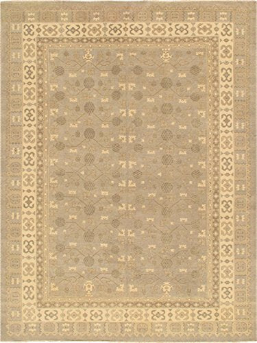 Pasargad Carpets Khotan Collection Hand Knotted Lamb's Wool Area Rug, 8' x 10'