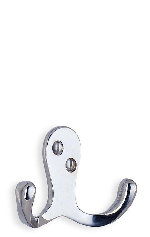 SMEDBO Home Decorative Accessories Double Coat Hook 1 3/4" Polished Chrome