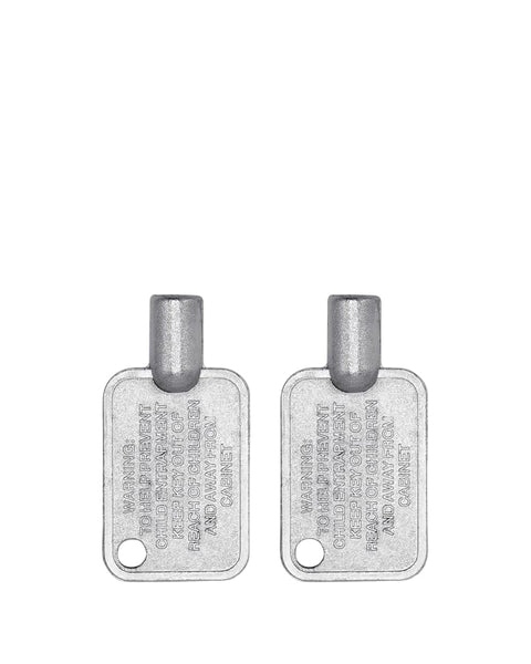 Summit Appliance Refrigerator Replacement Key, Set of Two - Units Beginning in ACR14, ACR17, CT66, FF7, FF6, and VT65ML