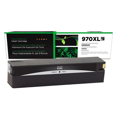 Clover Remanufactured Black Ink Cartridge Replacement for HP CN625AM (HP 970XL) | Black | High Yield