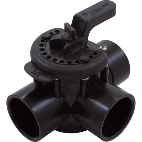 Pentair 263047 3-Way, 2-Inch CPVC Solar Pool Diverter Valve, Grey/Black