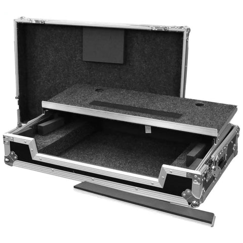 Deejayled TBHDDJFLX10LT Case for DDJFLX10 with Convenient Laptop Shelf DJ Travel Gig Storage Equipment