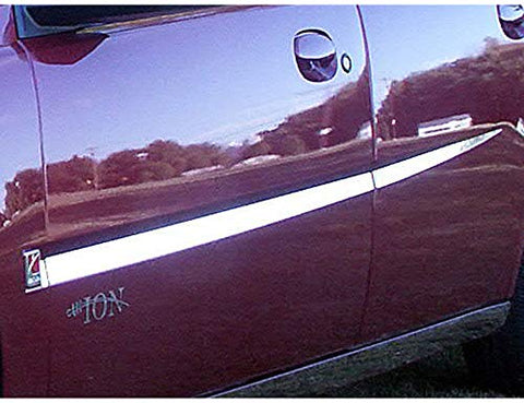 QAA is Compatible with 2005-2007 Saturn Ion 6 Piece Stainless Rocker Panel Trim, Insert Kit, 1.4" Width TH45411