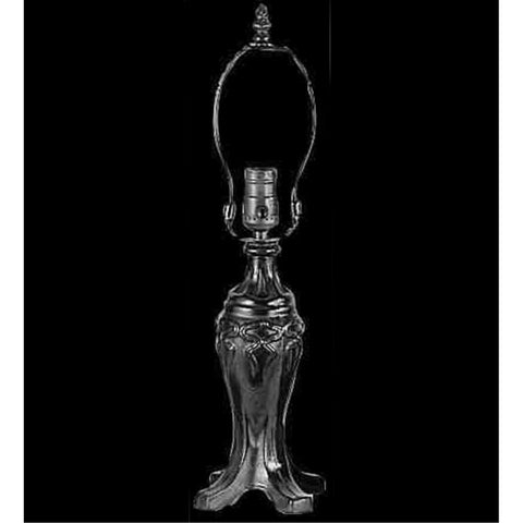 9.5 in. Footed Moroccan Table Lamp Base