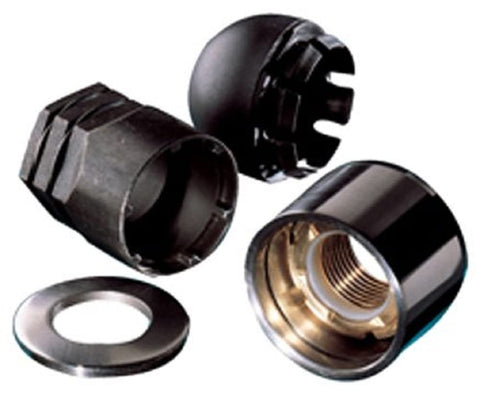 McGard 74040 Marine Propeller Lock Set (M18 x 1.5 Thread Size) - Honda/Yamaha/Suzuki - Set of 1, Black