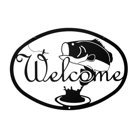 Village Wrought Iron Running Horse Welcome Home Sign Large