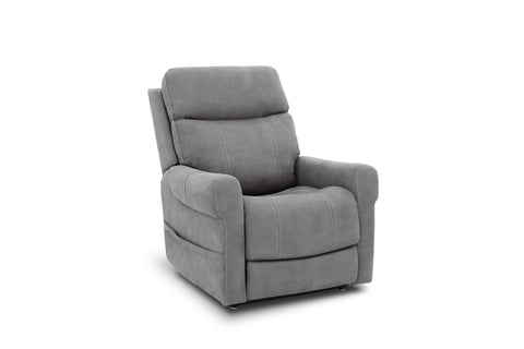 BarcaLounger Lloyd Power Lift Recliner-Stonewash-Dove