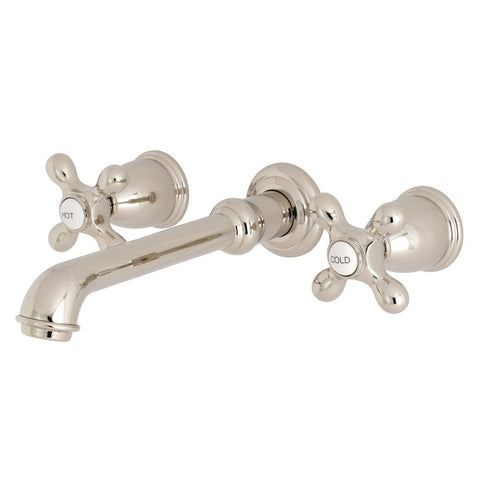 Kingston Brass KS7026AX English Country Roman Tub Faucet, 10-7/16 Inch in Spout Reach, Polished Nickel