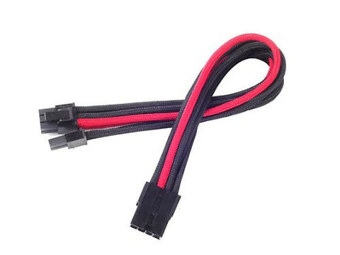 Silverstone Tek Sleeved Extension Power Supply Cable with 1 x 8-Pin to PCI-E 8-Pin Connector (PP07-PCIBR)