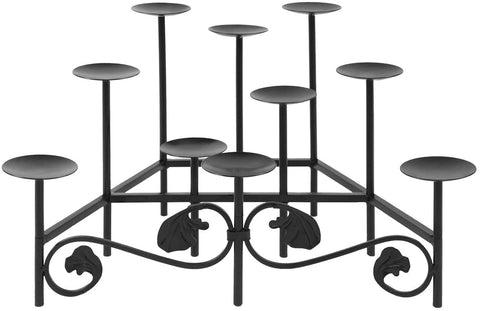 Oakestry Candle Holder, Decorative Candelabra, Black