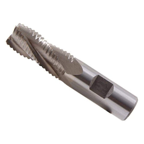 HHIP 8002-5736 4 Flute M42 Cobalt Roughing End Mill, 1/2" x 1/2" x 2" x 4"