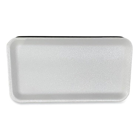 PLASTIFAR SA Meat Trays #10S 10.93 x 5.75 x 0.63 White 500/Carton