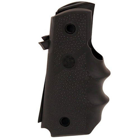 Hogue Rubber Grip Panels with Finger Grooves for Para Ordnance P-14, Black - 14000