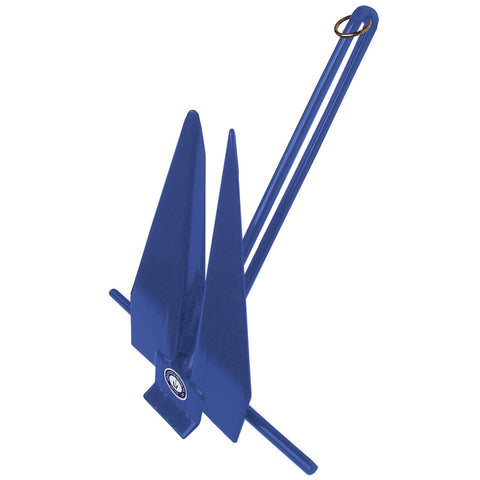 Greenfield 669-11-R Mechanical Slip-Ring Anchor - Royal Blue Coated, 8 lb.