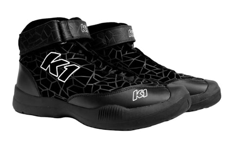 K1 Race Gear K1 Versus Nomex® Pit Crew Shoe - SFI 3.3/5 - Black - Size 7.5