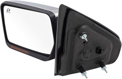 Power Mirror for 2007-2008 F-150 Turn Signal Indicator Puddle Lamp Memory Heated Power Fold for 2007-2008 Mark LT 8L3Z17683AA Left FO1320372