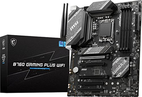 MSI PRO B760M-P DDR4 ProSeries Motherboard (Supports 12th/13th/14th Gen Intel Processors, LGA 1700, DDR4, PCIe 4.0, M.2, USB 3.2 Gen2, HDMI/DP, mATX)