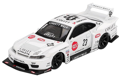 MINI GT MGT01054-BL 1/64 LB-Super Silhouette S15 Athlete (Right Handle) Finished Product MGT01054
