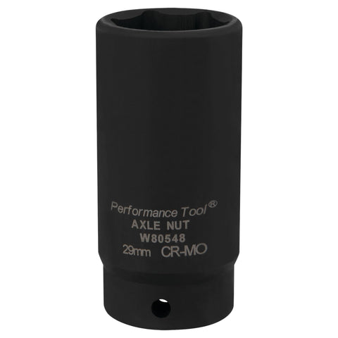 Performance Tool W80548 29mm Front Wheel Drive Axle Nut Socket