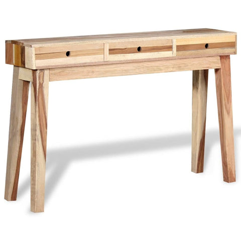 vidaXL Console Table Beige Reclaimed Wood Medium Console Table