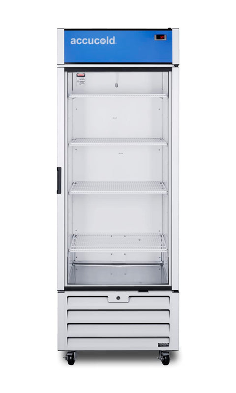 Full-sized glass door commercial beverage center