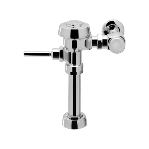 Sloan Royal 111 Exposed Manual Water Closet Flushometer, 1.6 GPF Manual Flush Valve - Single Flush Non-Hold-Open Handle, Fixture Connection Top Spud, Polished Chrome Finish, 3010000