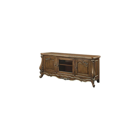 Acme Latisha TV Stand in Antique Oak