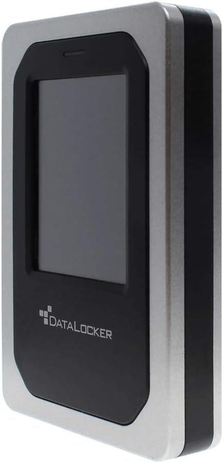 DataLocker DL4 FE 1 TB Password Protected Hardware Encrypted HDD, Easy Screen Guided Use, AES 256, IP64 Dust, TAA Compliant Trusted Supply Chain, OS Independent, USB-C/USB-A