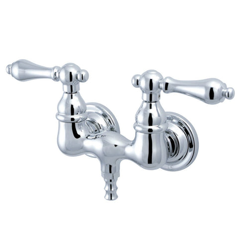 Kingston Brass CC32T1 Vintage 3-3/8-Inch Wall Mount Tub Faucet, Polished Chrome
