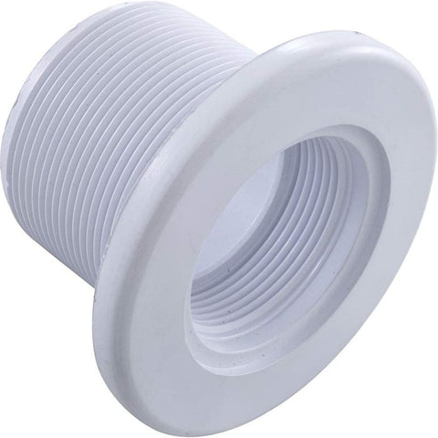 Pentair 542402 Threaded and Socket Gunite Concrete Long Body Return Pool Fitting, White