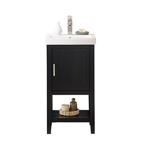 Legion Furniture Indoor Home Decorative Bathroom/Washroom/Kitchen 18" Espresso Sink Vanity
